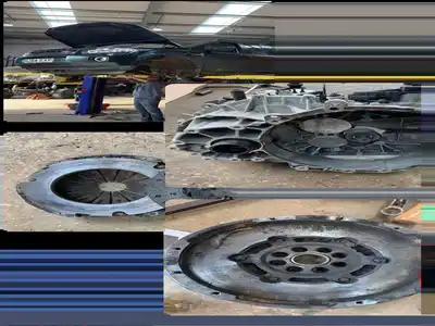 Comprehensive clutch replacement for a Land Rover Freelander at AJ 4X4 , including detailed view...