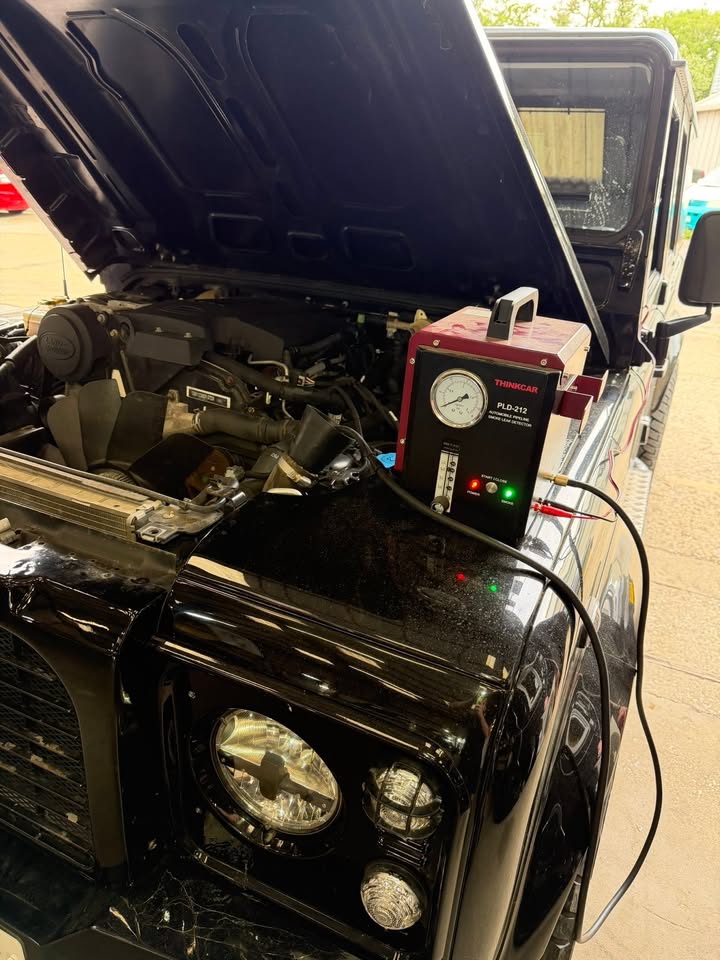Defender booked in for investigation for a loss of power Using the corre...