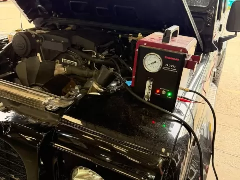 Defender booked in for investigation for a loss of power Using the corre...